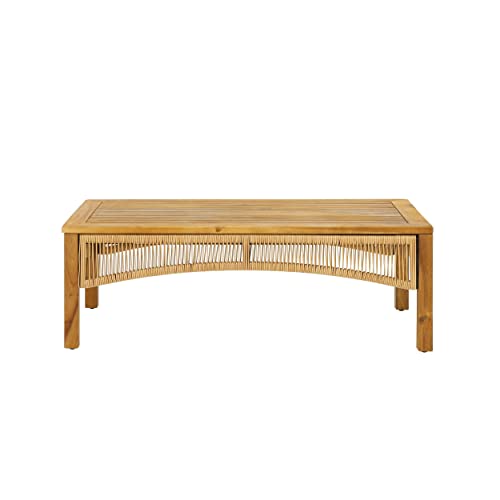 Christopher Knight Home Jabe Chat Set, Beige + Teak + Light Brown