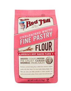 bobs red mill flour, white pastry unbleached, 5pound