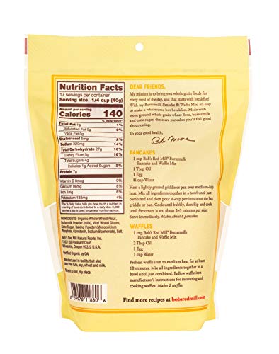 Bob's Red Mill Buttermilk Pancake & Waffle Mix, 24 Oz