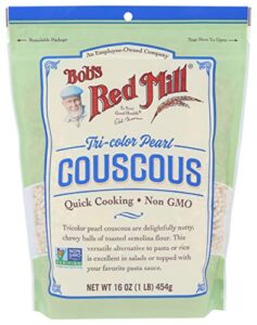 bob’s red mill tri-color pearl couscous, 16 oz