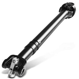 a-premium front complete drive shaft prop shaft driveshaft assembly compatible with jeep cherokee 1987-2001, comanche 1987-1992, wagoneer 1987-1990, 4wd automatic transmission, replace# 53005542