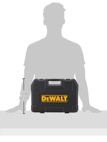 DEWALT Mechanics Tools Kit and Socket Set, 1/4" & 3/8" Drive, SAE, 108-Piece (DWMT73801)