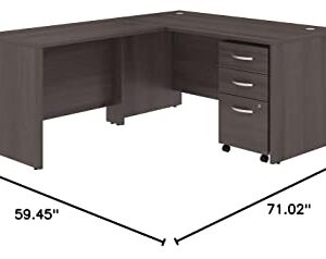 Bush Business Furniture STC008SG Home-Office-desks, 60W x 30D, Storm Gray