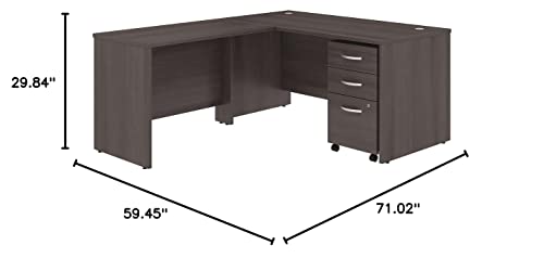 Bush Business Furniture STC008SG Home-Office-desks, 60W x 30D, Storm Gray