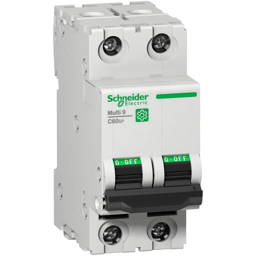 Schneider Electric - M9F22205 - M9F22205 - Thermal Magnetic Circuit Breaker, C Curve, Multi 9 C60SP Series, 5 A, 2 Pole, 440 V, DIN Rail