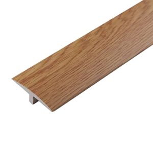 VREOX Wood Grain Carpet Edge Transition Strips/Trim Strips，Reducer Flute Between for Uneven Floors，Laminate Flooring Threshold Covering Strips (Color : Red)