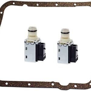 4L60E Shift Solenoid Transmission Filter Gasket kit A B Fit for Buick Cadillac Chevy GMC Replace # 24230298 24208576