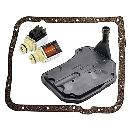 4L60E Shift Solenoid Transmission Filter Gasket kit A B Fit for Buick Cadillac Chevy GMC Replace # 24230298 24208576