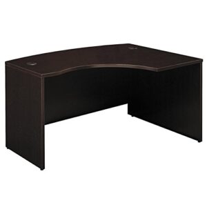 Bush Business Furniture Series C 60W x 43D Right Hand L-Bow Desk Shell in Mocha Cherry