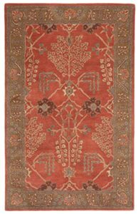 jaipur living chambery hand-tufted oriental orange area rug (9’6″ x 13’6″)
