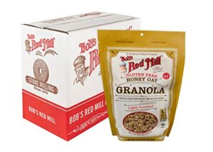 bob’s red mill gluten free honey oat granola, 12-ounce (pack of 4)