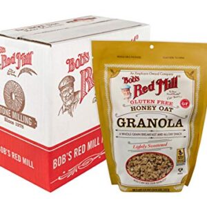 Bob's Red Mill Gluten Free Honey Oat Granola, 12-ounce (Pack of 4)