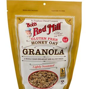 Bob's Red Mill Gluten Free Honey Oat Granola, 12-ounce (Pack of 4)