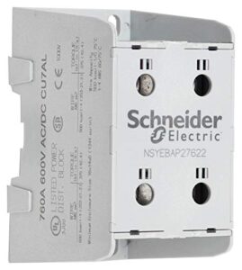 square d by schneider electric – nsyebap27622 – terminal block, power distribution, 4 pole, 4awg