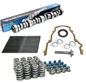 texas speed tsp stage 1 low lift camshaft vortec truck cam 3 bolt cam 4.8 5.3 6.0 includes, cam, springs, pushrods, michigan motorsports seals (camshaft, springs, seals and pushrods)