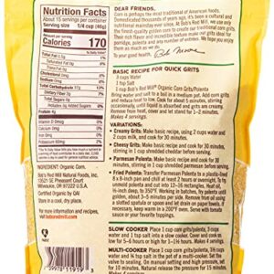 Bob's Red Mill Organic Corn Grits/ Polenta, 24 Oz