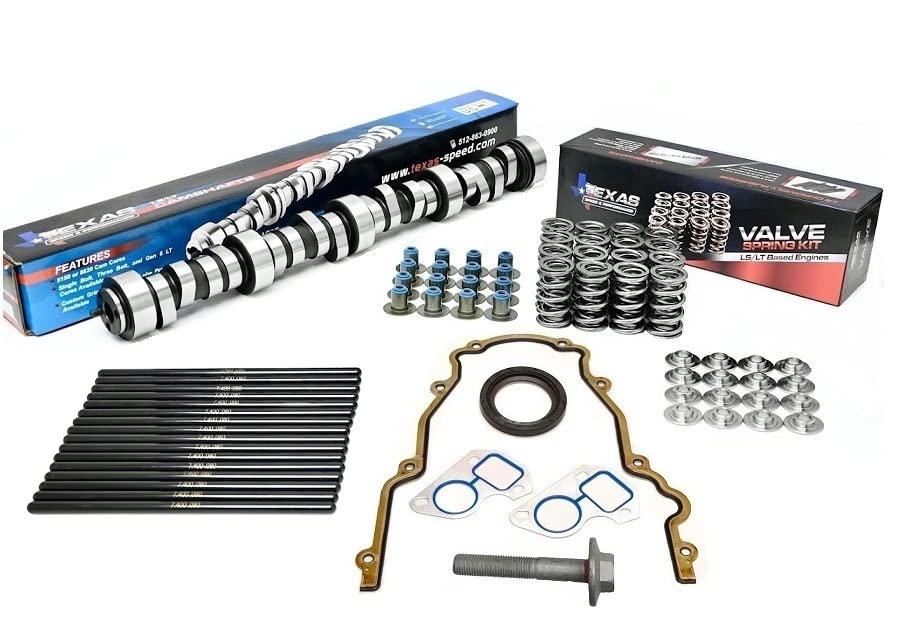 Texas Speed TSP LS3 Stage 2 Camshaft LS3 229/244 .629"/.615" 3-Bolt Cam 6.2 LS3 LSA L92 (Camshaft, Springs and Gasket Kit)