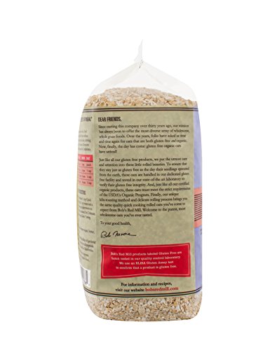 Bob's Red Mill Gluten Free Organic Quick Cooking Oats, 32 Ounce