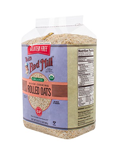 Bob's Red Mill Gluten Free Organic Quick Cooking Oats, 32 Ounce