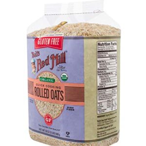 Bob's Red Mill Gluten Free Organic Quick Cooking Oats, 32 Ounce