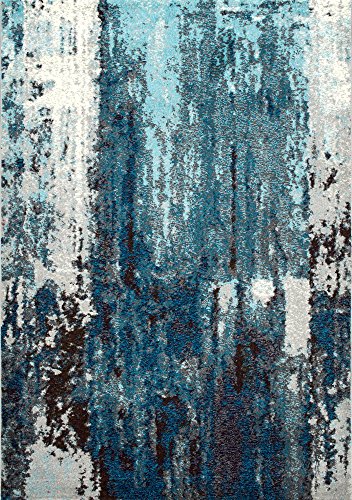 nuLOOM Haydee Abstract Area Rug, 5 ft x 8 ft, Blue