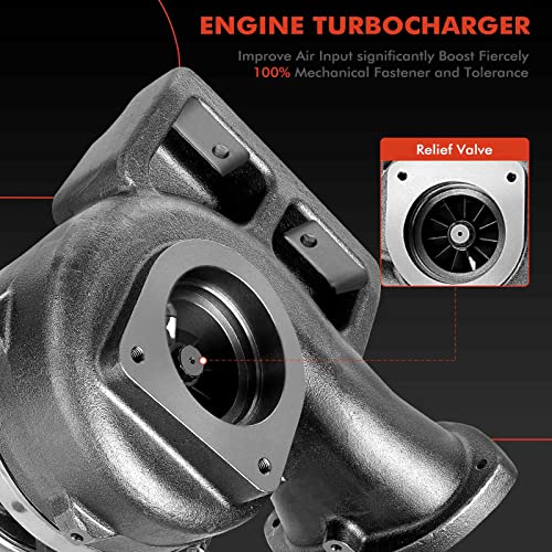 A-Premium Complete Turbo Turbocharger Kit, with Gasket, Compatible with Ford F-250/250/350/450/550 Super Duty 2008-2010, 6.4L, Replace# 1848300C92, 1848300C93