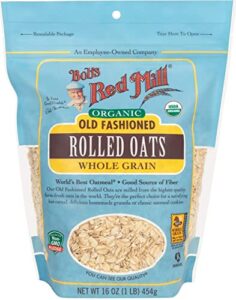 bob’s red mill organic oats rolled regular, 16 ounce