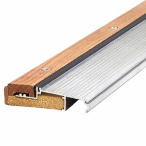 M-D Building Products 76281 1-1/8-Inch by 4-9/16-Inch 73-Inch TH393 Adjustable Aluminum and Hardwood Sill Inswing, Mill