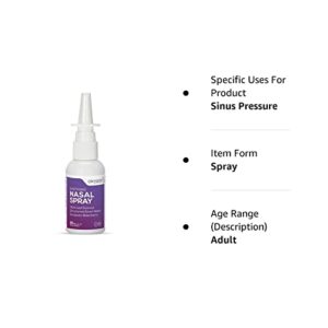 TriGuard Plus Colloidal Silver Nasal Spray with Olive Leaf Extract & Elderberry Extract | Sinus Treatment, Nose Spray & Immune System Booster 2 oz / 60ml