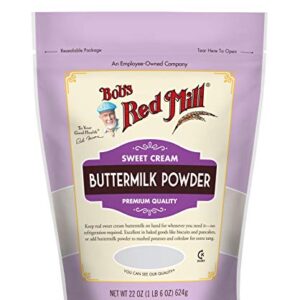 Bob's Red Mill Sweet Cream Buttermilk Milk Powder, 22-ounce (Pack of 4)