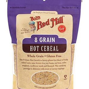 Bob's Red Mill Gluten Free 8 Grain Hot Cereal, 25 OZ (Pack of 4)