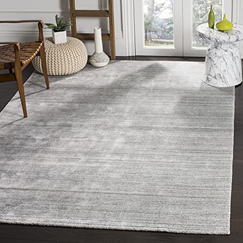 Safavieh Mirage Collection 11' x 15' Ash MIR550A Handmade Modern Wool & Viscose Living Room Dining Bedroom Area Rug