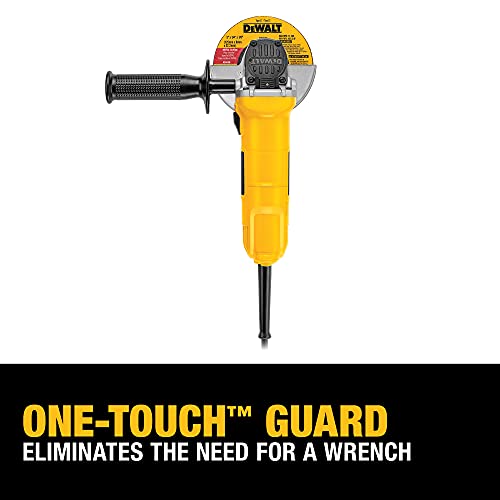 DEWALT Angle Grinder, One-Touch Guard, 4-1/2 -Inch (DWE4011)