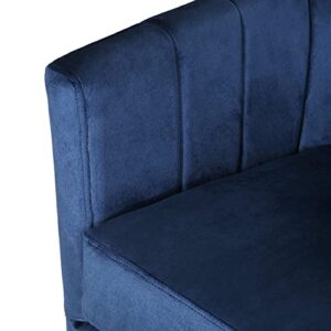 Christopher Knight Home Conrail Club Chair, Cobalt + Copper