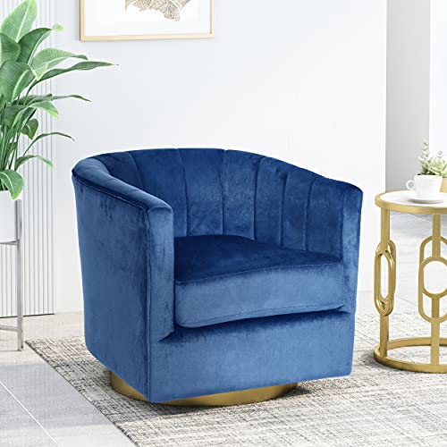 Christopher Knight Home Conrail Club Chair, Cobalt + Copper