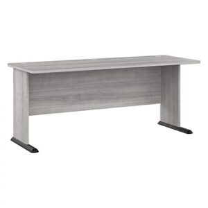 bush business furniture series a desk, 72w, platinum gray