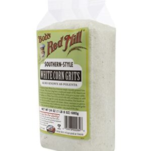 Bob's Red Mill White Corn Grits/Polenta, 24 Ounce, Pack of 1