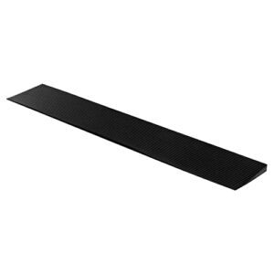 cinnye 0.8” rise solid rubber wheelchair ramp,threshold ramp used for thresholds,doorways and bathroom (high:0.8 inch(pack of 1))