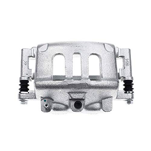 A-Premium Front Disc Brake Caliper Assembly with Bracket Compatible with Select Ford, Lincoln and Mercury Models - Crown Victoria/Town Car/Grand Marquis 2003-11, Marauder 2003-2004, 4.6L, 2-PC Set