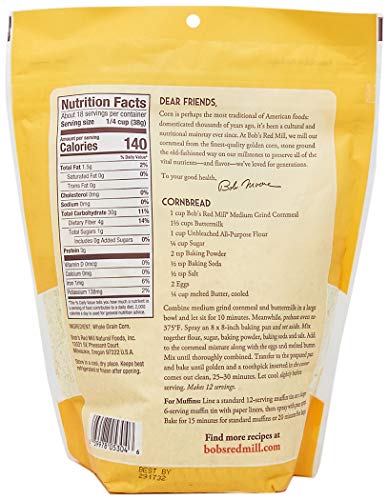 Bob's Red Mill Medium Grind Cornmeal, 24 Oz