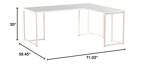 Bush Business Furniture Method Home Office Desk, 72W, White