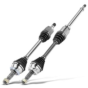 a-premium cv axle shaft assembly compatible with nissan rogue 2017 2018 2019 2020 l4 2.5l fwd front left and right 2-pc set