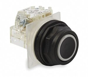 schneider electric non-illuminated push button, type of operator: flush button, size: 30mm, action: momentary push