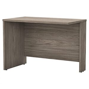 bush business furniture studio c desk return, modern hickory