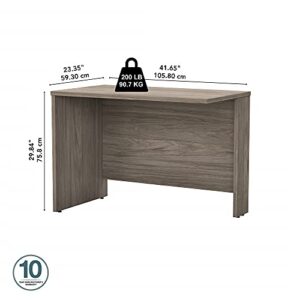 Bush Business Furniture Studio C Desk Return, Modern Hickory