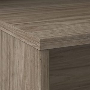 Bush Business Furniture Studio C Desk Return, Modern Hickory