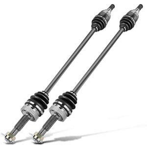 A-Premium Pair (2) Rear CV Axle Shaft Assembly Compatible with Nissan Rogue 2014-2020, Rogue Sport 2017-2020, AWD, Driver and Passenger Side, Replace# 396004BA0A