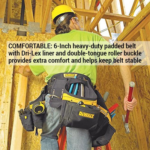 DEWALT DG5650 31-Pocket Professional Carpenter's Pro-combo Apron Tool Belt