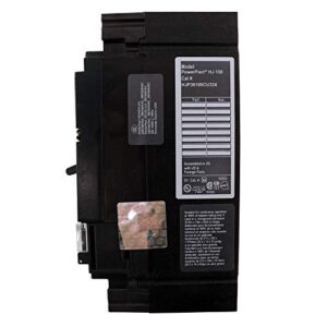 Square D HJP36100CU33X PowerPact Circuit Breaker, HJ-150, 3-Pole, 100A, 600V