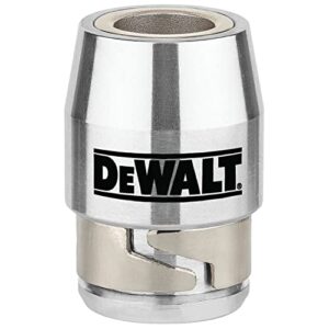 DEWALT FlexTorq Magnetic Bit Holder, Impact Ready, 2-Inch (DWA2SLVIR)